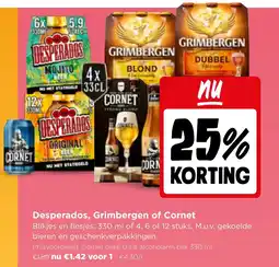 Jumbo Desperados, Grimbergen of Cornet aanbieding