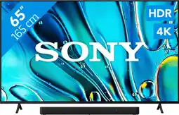 Coolblue Sony Bravia 3 65 4K Led (2025) + Sony HT-S2000 Zwart aanbieding