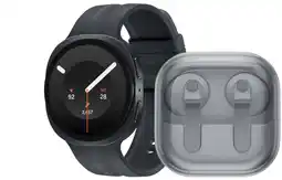 Coolblue Samsung Galaxy Watch 9 Zwart 44mm + Samsung Galaxy Buds4 Wit aanbieding