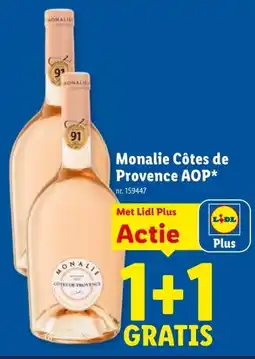 Lidl Monalie Côtes de Provence AOP aanbieding
