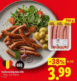 Lidl Varkenschipolata XXL aanbieding