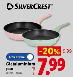 Lidl Gietaluminium pan aanbieding