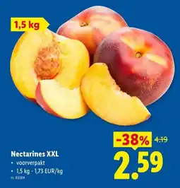 Lidl Nectarines xxl aanbieding