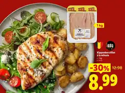 Lidl Kippenborstfilet à la minute aanbieding