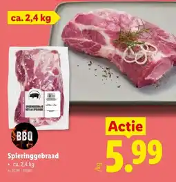 Lidl Spieringgebraad aanbieding
