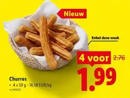 Lidl Churros aanbieding