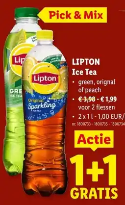 Lidl Lipton ice tea aanbieding