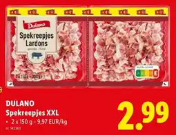Lidl DULANO Spekreepjes XXL aanbieding