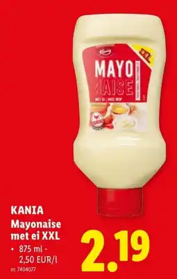 Lidl Kania mayonaise aanbieding