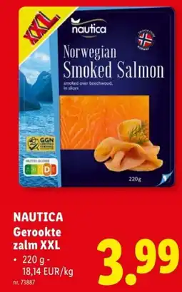 Lidl Nautica gerookte zalm aanbieding
