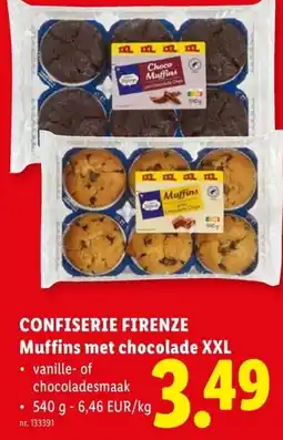 Lidl Muffins met chocolade xxl aanbieding