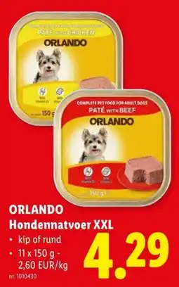 Lidl ORLANDO Hondennatvoer XXL aanbieding