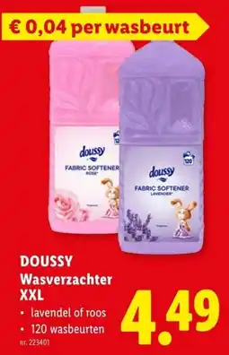 Lidl DOUSSY Wasverzachter XXL aanbieding