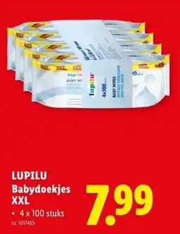 Lidl LUPILU Babydoekjes XXL aanbieding