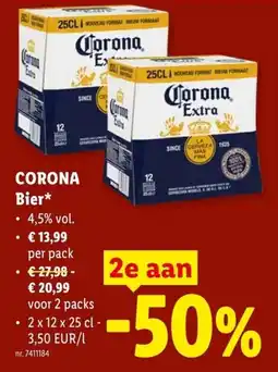 Lidl Corona Bier aanbieding