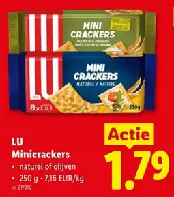 Lidl Lu minicrackers aanbieding