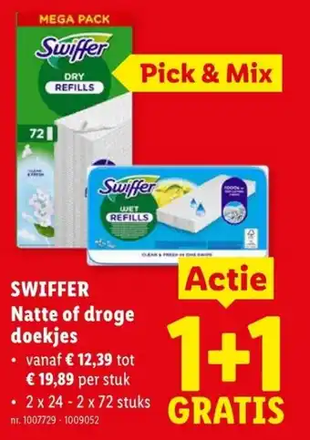Swiffer natte of droge doekjes