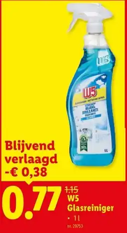 Lidl W5 Glasreiniger aanbieding