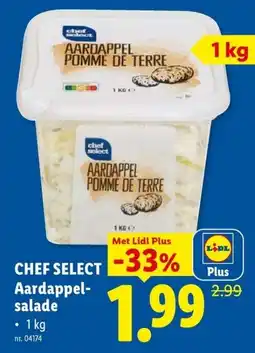 Lidl Chef select aardappelsalade aanbieding