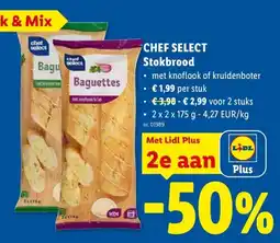 Lidl Chef select stokbrood aanbieding
