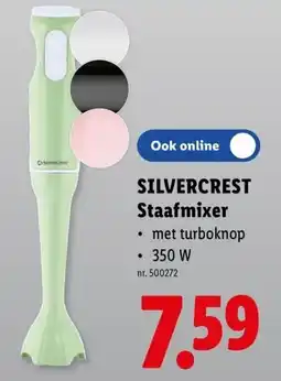Lidl Silvercrest staafmixer aanbieding