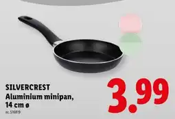 Lidl Silvercrest aluminium minipan aanbieding