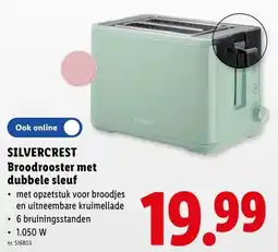 Lidl Broodrooster met dubbele sleuf aanbieding