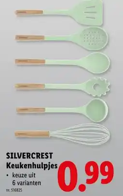 Lidl Silvercrest keukenhulpjes aanbieding