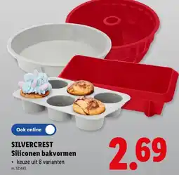Lidl silvercrest siliconen bakvormen aanbieding