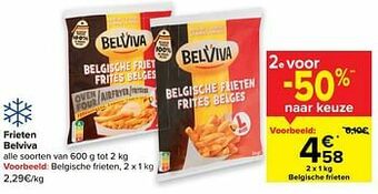 Carrefour Belgische frieten aanbieding