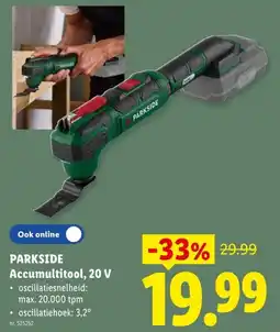 Lidl Parkside accumultitool aanbieding