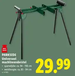 Lidl Parkside universeel machineonderstel aanbieding