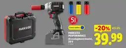 Lidl Parkside performance accuslagmoersleutel aanbieding