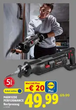 Lidl Parkside performance reciprozaag aanbieding
