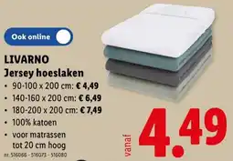 Lidl Jersey hoeslaken aanbieding
