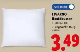 Lidl Livar no hoofdkussen aanbieding