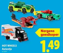 Lidl Hot wheels autootje aanbieding