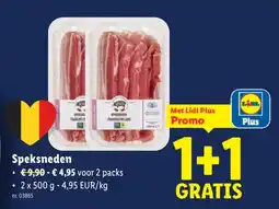 Lidl Speksneden aanbieding