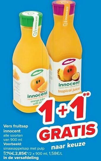 Sinaasappelsap met pulp