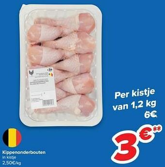 Carrefour Kippenonderbouten aanbieding