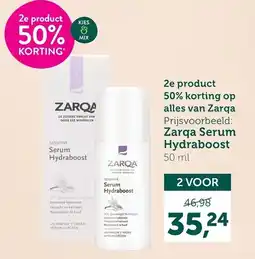 Holland & Barrett Zarqa serum hydraboost aanbieding