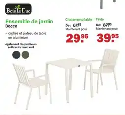 Van Cranenbroek Ensemble de jardin bocco chaise empilable aanbieding