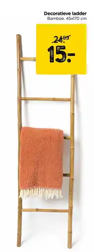 Xenos Decoratieve ladder bamboe aanbieding