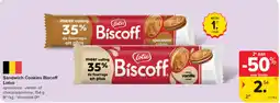 Carrefour Sandwich Cookies Biscoff aanbieding