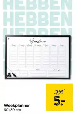 Xenos Weekplanner aanbieding