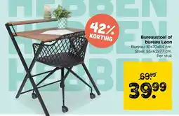 Xenos Bureaustoel of bureau Leon aanbieding