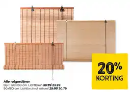 Xenos Alle rol gordijnen aanbieding