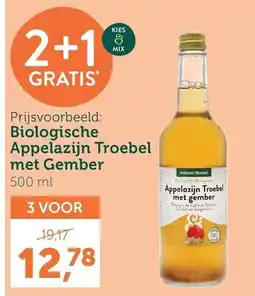 Holland & Barrett Biologische Appelazijn Troebel met Gember aanbieding