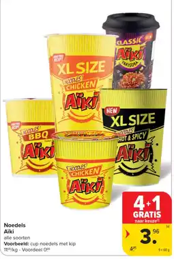 Carrefour Noedels Aiki aanbieding