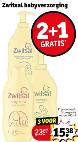 Kruidvat Zwitsal babyverzorging aanbieding